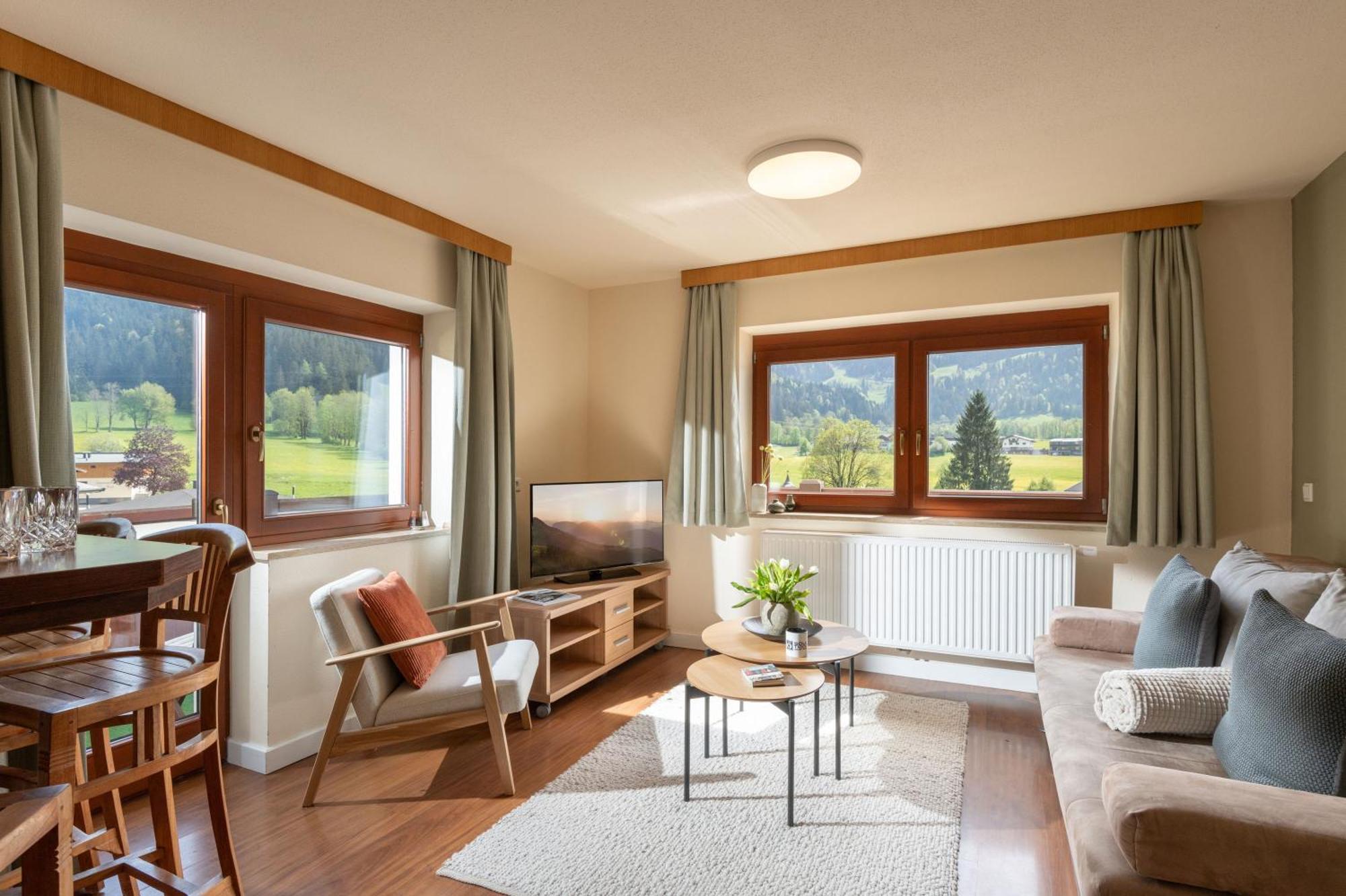 Bergviewhaus Apartments Soll Luaran gambar