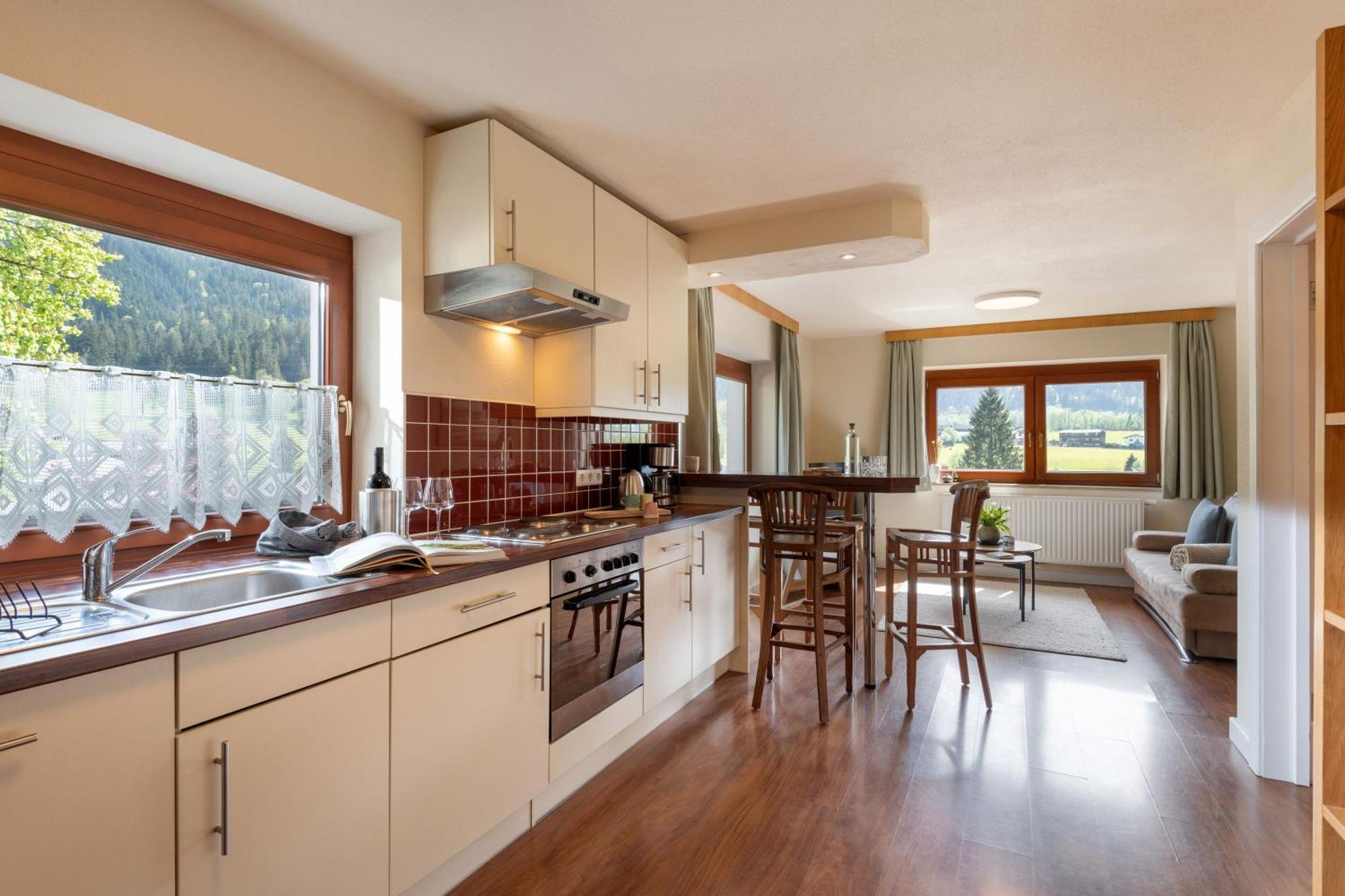 Bergviewhaus Apartments Soll Luaran gambar
