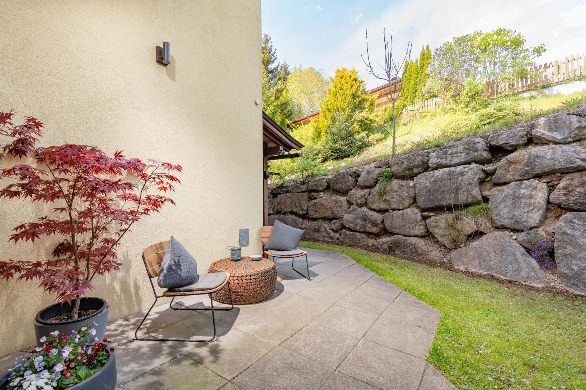 Bergviewhaus Apartments Soll Luaran gambar